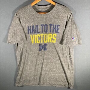 Champion University of Michigan‎ Wolverines Hail to the Victors T Shirt XL
